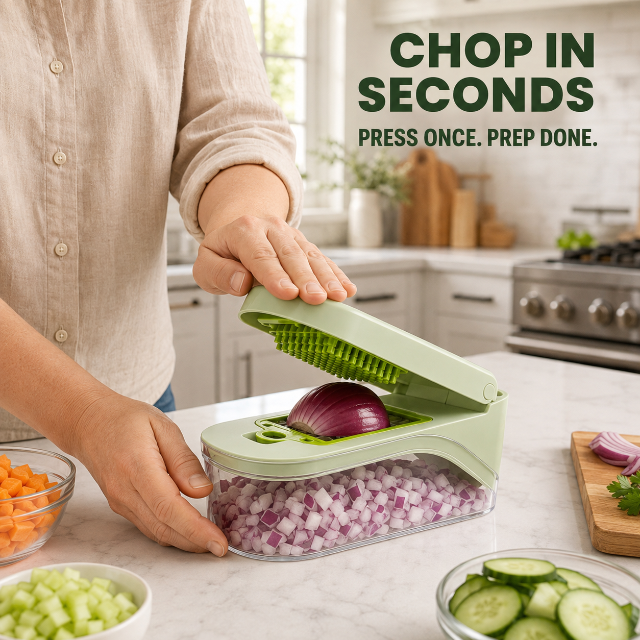14-in-1 Multifunctional Vegetable Chopper & Slicer