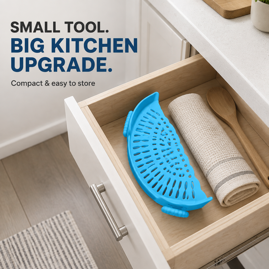 Clip-On Silicone Pot Strainer