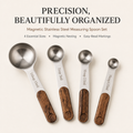 Magnetic Stainless Steel Measuring Spoon Set