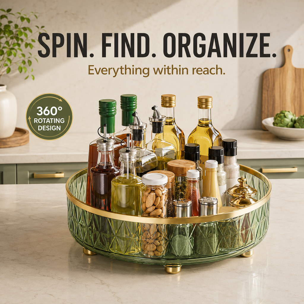 360° Rotating Organizer Tray