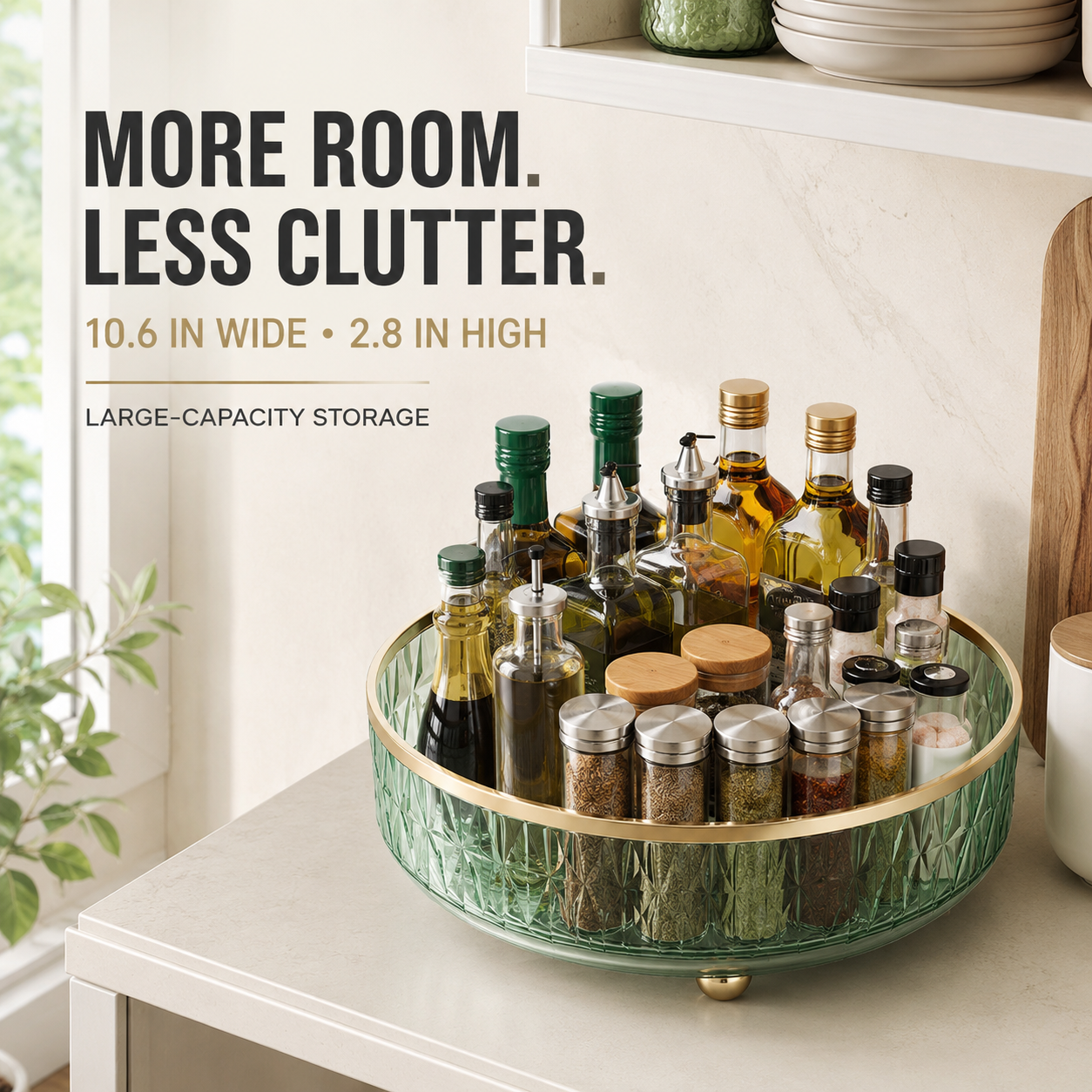 360° Rotating Organizer Tray