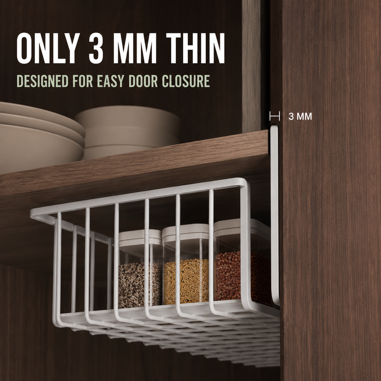Under-Shelf Hanging Storage Basket