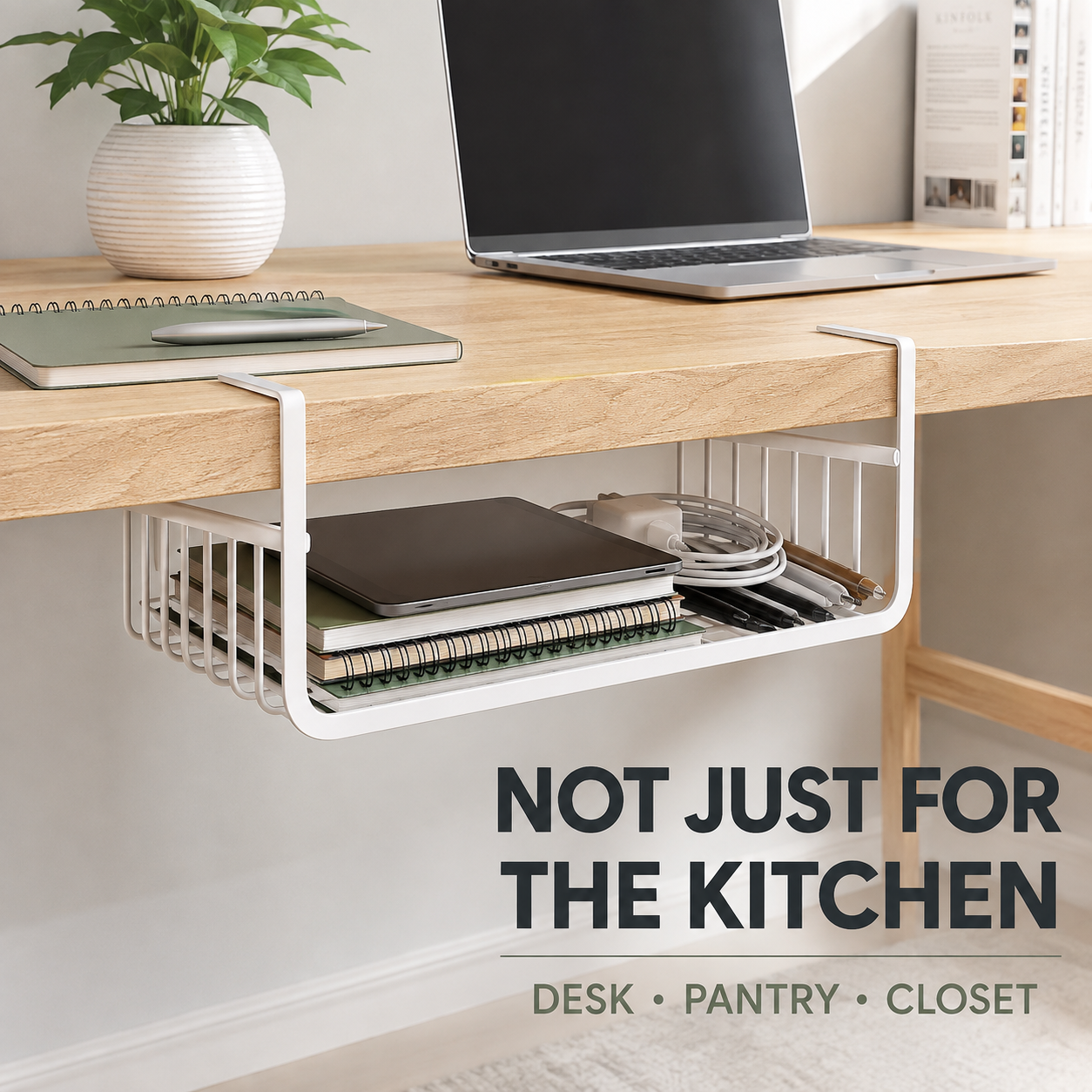 Under-Shelf Hanging Storage Basket