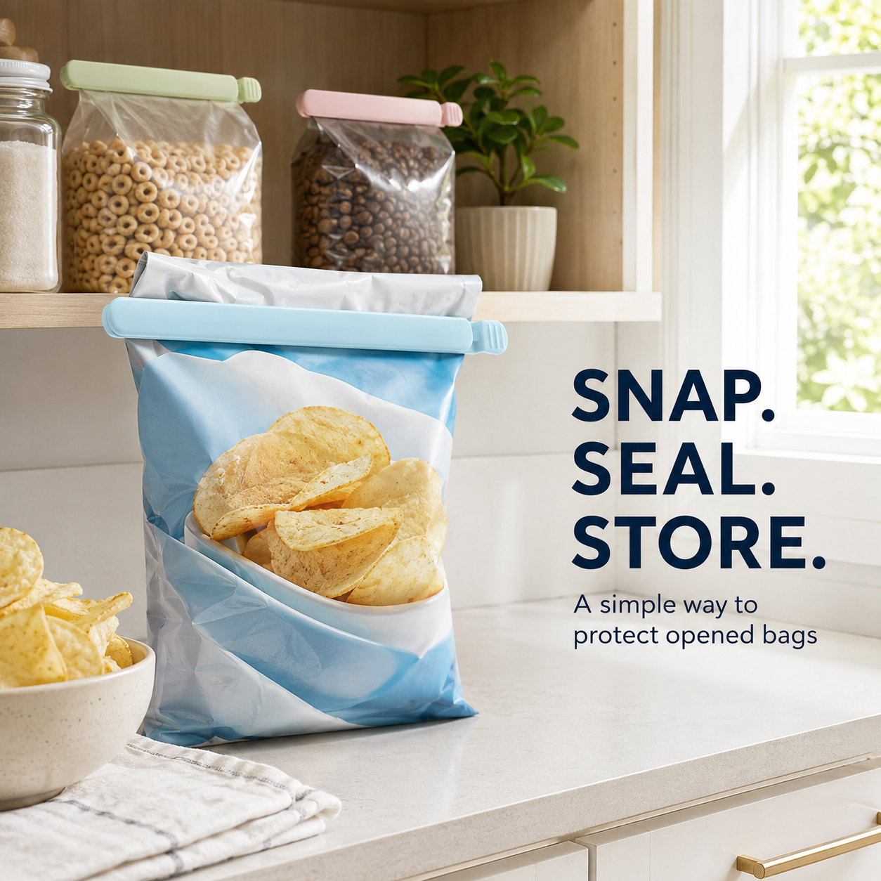Reusable Food Bag Sealing Clips
